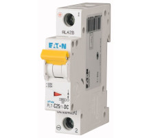 Авт. выключатель PL7-C25/1-DC, 1P, 25A, хар-ка C, 10kA, 250VAC/DC, 1M