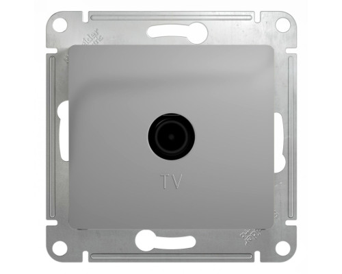 Розетка TV оконченая Schneider Electric Glossa GSL000391 Алюминий - GSL000391