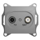 Розетка TV-SAT оконечная 1DB Schneider Electric Glossa GSL000397 Алюминий - GSL000397
