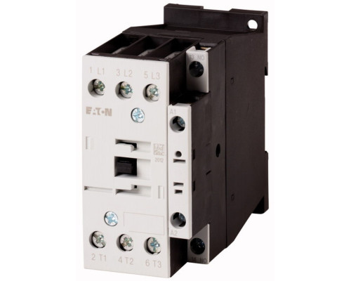Контактор DILM25-10(110V50HZ,120V60HZ), 3P, 25A/(40A по AC-1), 11kW(400VAC), 110V50Hz/120V60Hz, 1NO