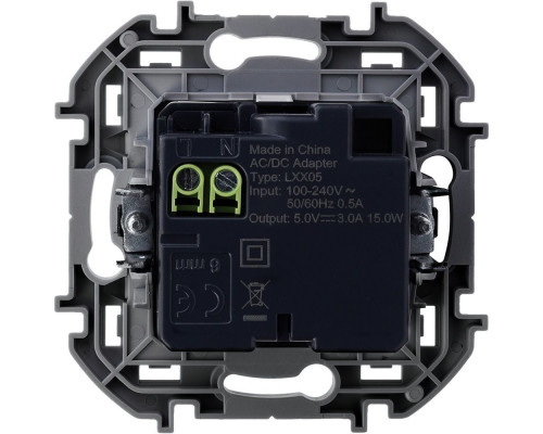 Роз 2хUSB A-C БЕЛ INSPIRIA | арт.673760