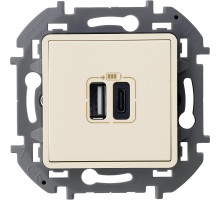 Роз 2хUSB А-С СЛНК Inspiria  | арт.673761