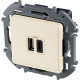 Роз 2хUSB А-С СЛНК Inspiria  | арт.673761