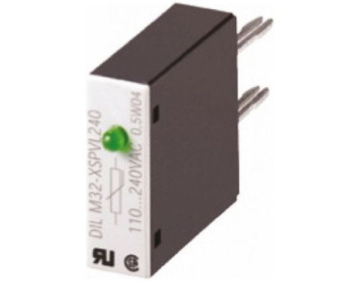 Модуль защитный с индикацией DILM32-XSPVL240, зеленый LED+варистор, 130_240V50/60Hz, для DILM17_32,