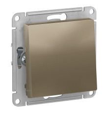 Переключатель 1-клавишный Schneider Electric AtlasDesign ATN000561 Шампань - ATN000561