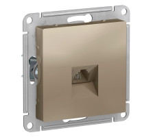 Розетка телефонная Schneider Electric AtlasDesign ATN000581 Шампань - ATN000581
