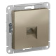 Розетка компьютерная Schneider Electric AtlasDesign ATN000583 Шампань - ATN000583