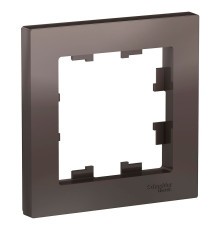 Рамка на 1 пост Schneider Electric AtlasDesign ATN000601 Мокко - ATN000601
