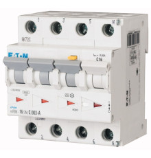 mRB 6 3P+N, 16A, хар-ка C, 6kA, 30mA, тип А, 4M  Дифф. авт. выкл.