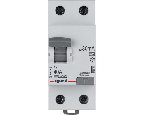 УЗО Legrand RХ3 2P 40A 30mA 10kA 2M тип АС