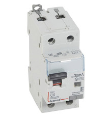 DX3 1P+N  6A  тип С 30mA 6kA 2M Дифф. авт. выкл.