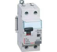 DX3 1P+N 16A тип АС 30мA 6kA Дифф. авт. выкл.