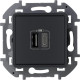 Роз 2хUSB A-C АНТР INSPIRIA | арт.673763