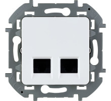 Роз 2ХRJ45 6 UTP БЕЛ INSPIRIA | арт.673840