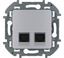 Inspiria - Роз 2хRJ-45 6 UTP АЛЮ | арт.673842