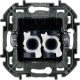 Inspiria - Розетка 2хRJ-45 UTP CAT6 (антрацит) | арт.673843