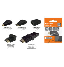 Переходник "АВП 3" гнездо HDMI - гнездо HDMI, позолоченные контакты, TDM | арт.SQ4040-0103