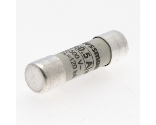 Вставка плавкая цилиндр., 0.5A, 500VAC, 10x38mm, тип gG