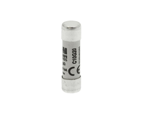 Вставка плавкая цилиндр., 20A, 500VAC, 10x38mm, тип gG