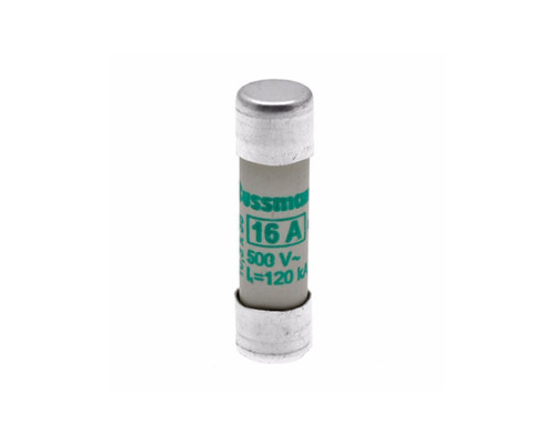 Вставка плавкая цилиндр., 1A, 500VAC, 10x38mm, тип aM