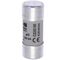 Вставка плавкая цилиндр., 100A, 500VAC, 22x58mm, тип gG