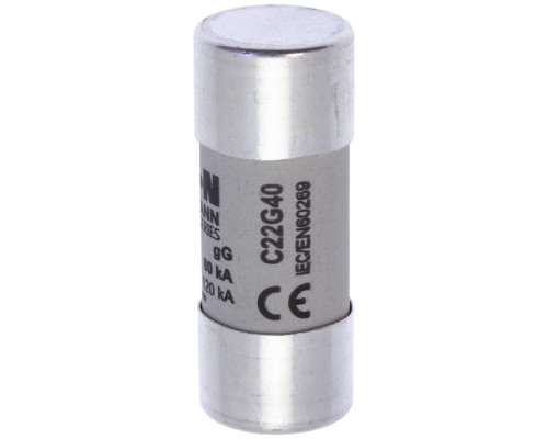 Вставка плавкая цилиндр., 40A, 690VAC, 22x58mm, тип gG