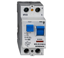 BC  6kA 2p  25A/ 30mA УЗО тип A