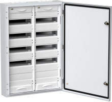 TITAN 5 Корпус металлический ЩРн-120 (2х60) 835х570х140мм IP54 белый (одна дверь) IEK | арт.TI5-50-N-2X060-54