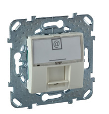 MGU5.421.25ZD КОМПЬЮТЕРНАЯ РОЗЕТКА 1ХRJ45 КАТ. 5Е, С ПОЛЕМ ДЛЯ НАДПИСИ БЕЖЕВЫЙ - MGU5.421.25ZD
