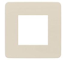 NU280244    UNICA STUDIO рамка 1-постовая, бежевый/бежевый - NU280244
