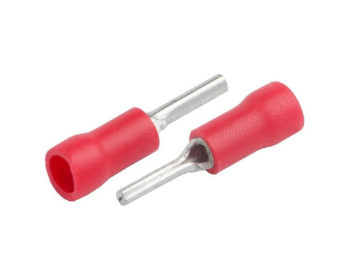 Наконечник НкИш (круглый штыревой) GNPI-1,25-22 Красный, 100 штук