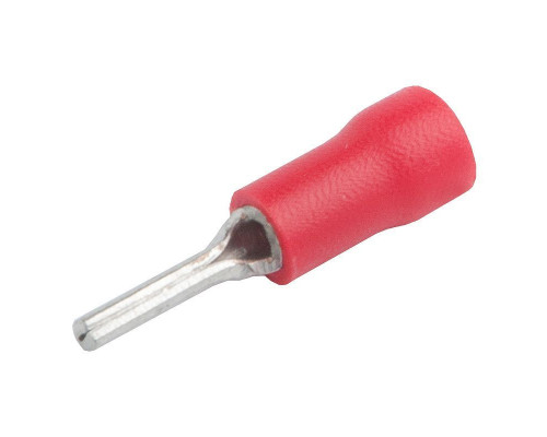Наконечник НкИш (круглый штыревой) GNPI-1,25-22 Красный, 100 штук