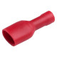 Разъем РпИмп 1,25-5-0,8 (плоский, изолированный полностью) "мама" GRIF-1,25-5,6 Красный, 100 штук
