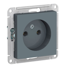 Розетка без заземления без шторок Schneider Electric AtlasDesign ATN000741 Грифель - ATN000741