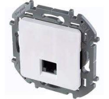 Inspiria - Розетка 1хRJ-45 UTP CAT5E (белый)