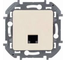 Inspiria - Розетка 1хRJ-45 UTP CAT5E (сл.кость)