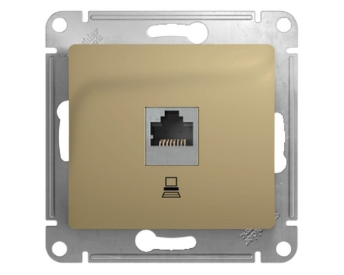 Розетка компьютерная Schneider Electric Glossa GSL000481K Титан - GSL000481K