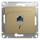 Розетка телефонная Schneider Electric Glossa GSL000481T Титан - GSL000481T