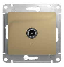 Снят с продажи!Розетка TV оконченая Schneider Electric Glossa GSL000491 Титан - GSL000491