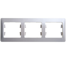 Рамка на 3 поста горизонтальная Schneider Electric Glossa GSL000603 Перламутр - GSL000603