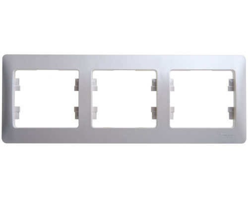 Рамка на 3 поста горизонтальная Schneider Electric Glossa GSL000603 Перламутр - GSL000603