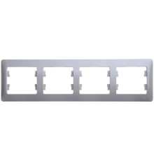 Рамка на 4 поста горизонтальная Schneider Electric Glossa GSL000604 Перламутр - GSL000604