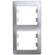 Рамка на 2 поста вертикальная Schneider Electric Glossa GSL000606 Перламутр - GSL000606