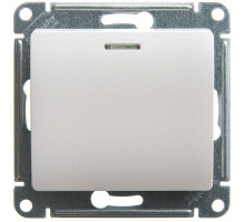 Выключатель 1-клавишный с подсветкой Schneider Electric Glossa GSL000613 Перламутр - GSL000613