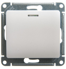 Выключатель 1-клавишный с подсветкой Schneider Electric Glossa GSL000613 Перламутр - GSL000613