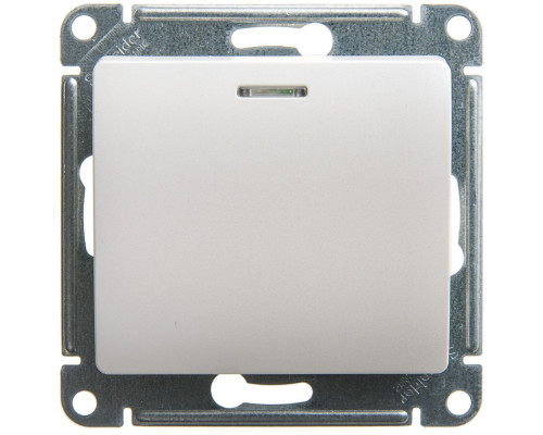 Выключатель 1-клавишный с подсветкой Schneider Electric Glossa GSL000613 Перламутр - GSL000613