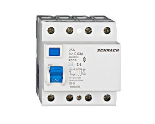 AR 10кА 4P 25A/ 30mA УЗО тип  A