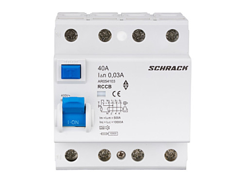 AR 10кА 4P 40A/ 30mA УЗО тип  A