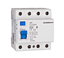 AR 10кА 4P 40A/ 30mA УЗО тип AC
