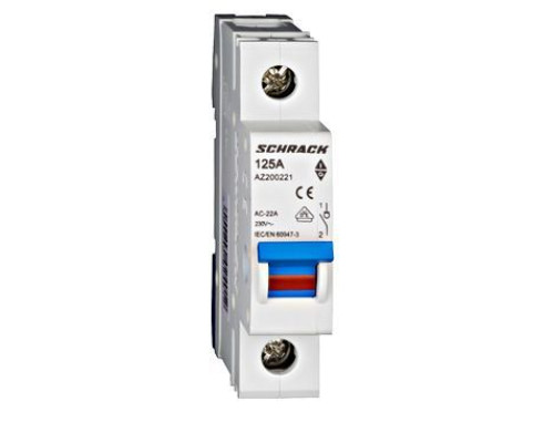 AZ 1p 125A, Выключатель нагрузки Isolator